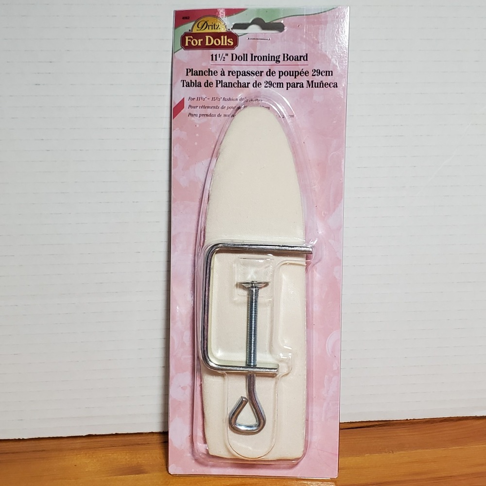 Dritz for dolls 11 1/2" Ironing Board NOS‎ New In Package For 11.5"-15.5" Dolls